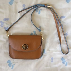 Tory Burch Robinson Brown Crossbody